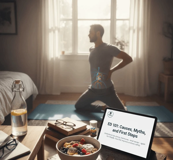 Morning light shining into a room